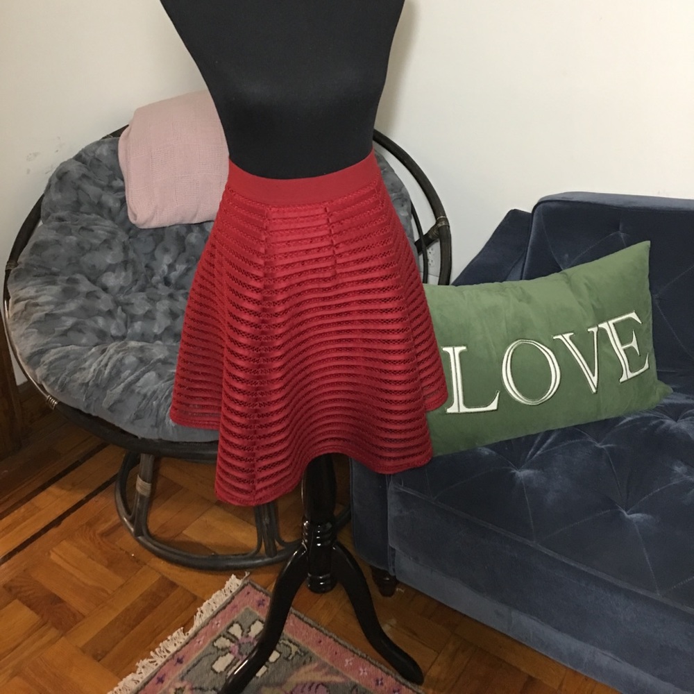 Red skirt H&M size s
